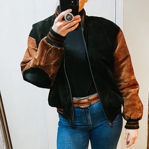 Vintage Varsity Bomber Jacket